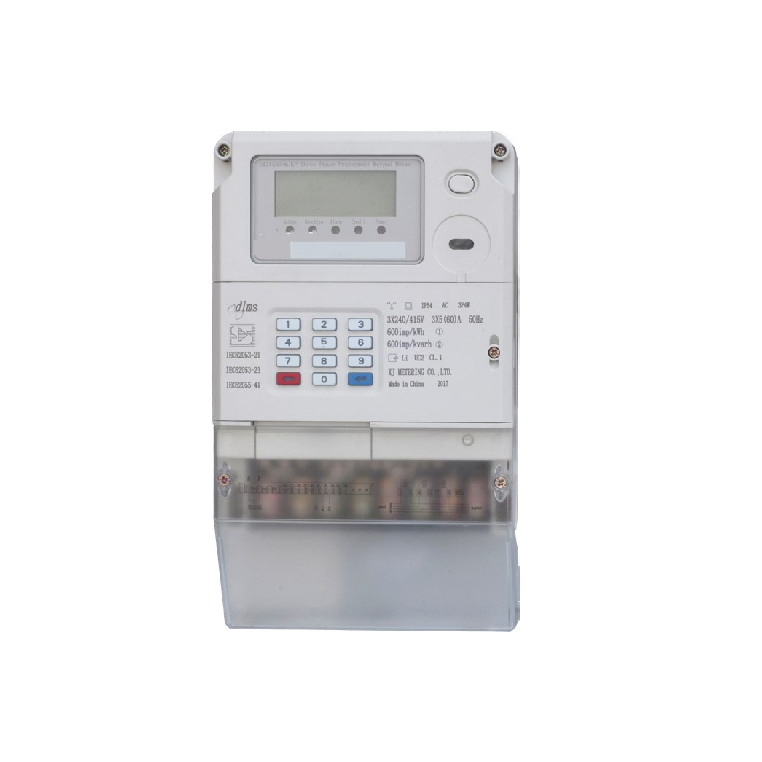 Three-Phase Pre-paid Keypad Smart Meter