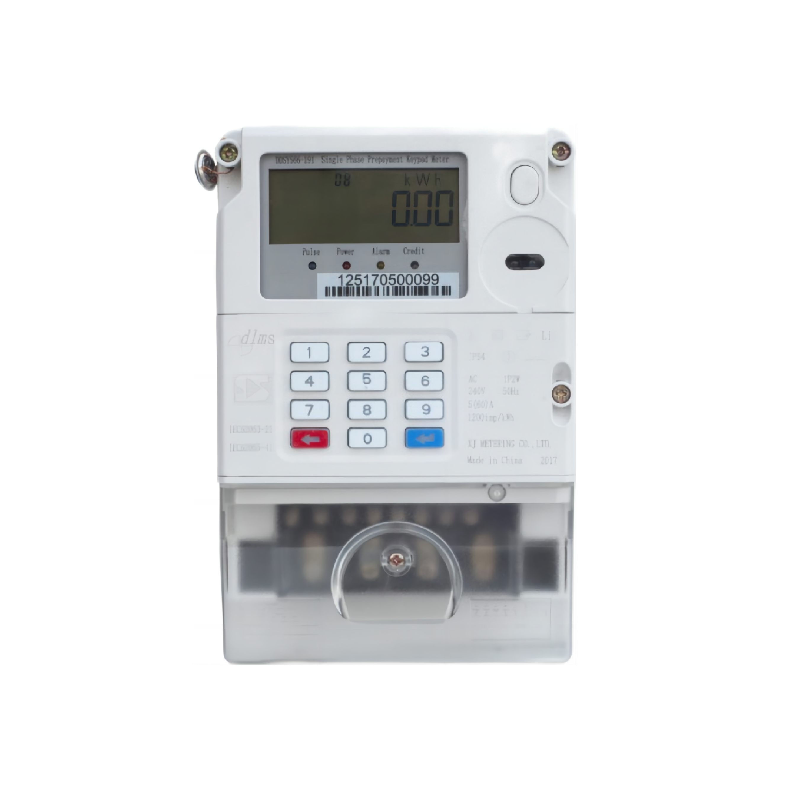 Single-Phase Pre-paid Keypad Smart Meter